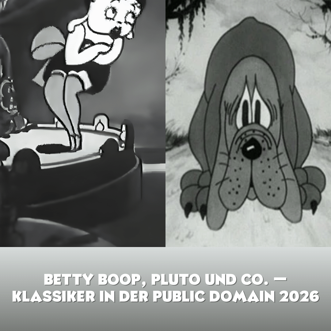 Betty Boop, Pluto und Co. – Klassiker in der Public Domain&nbsp;2026